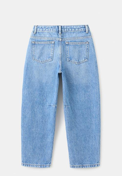 MANGO - Jeans BALLOON - Open Blue