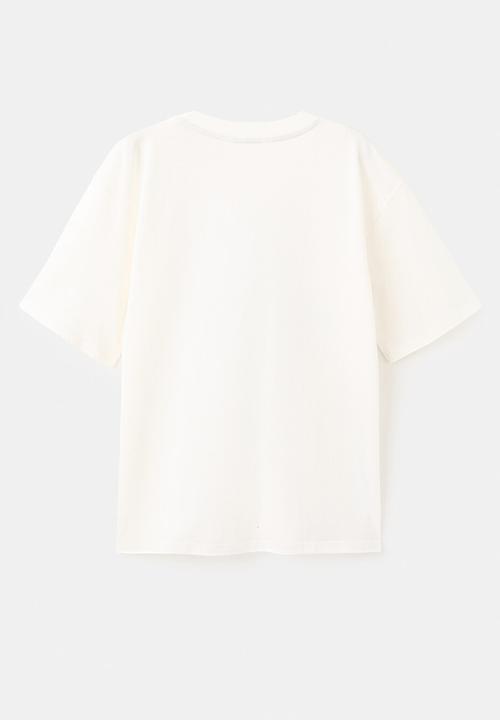 MANGO - T-shirt Eclimb - natuarl