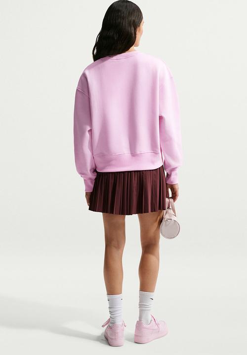 Nike - W Nsw Val Phnx Flc Os Crew - Pink Foam