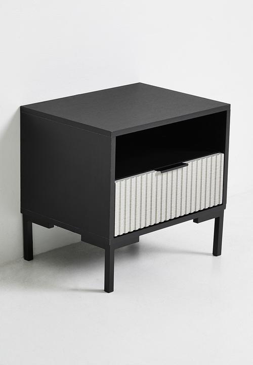 Sixth Floor - Carried Bedside Table- Black
