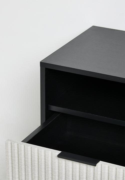 Sixth Floor - Carried Bedside Table- Black