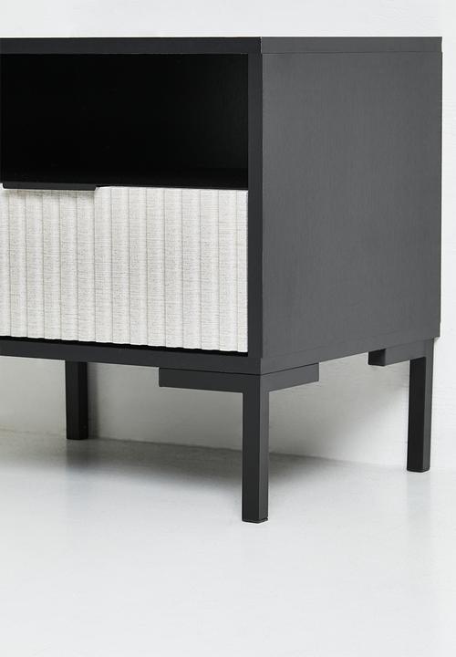 Sixth Floor - Carried Bedside Table- Black