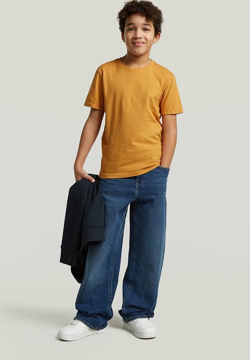G-STAR - Base R T Short sleeve - Saffron