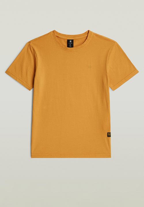 G-STAR - Base R T Short sleeve - Saffron