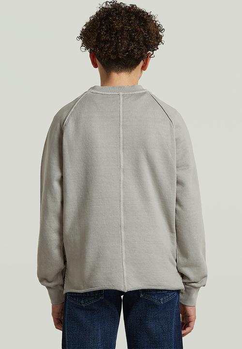 G-STAR - Basic Coll Crew Sweater - Grey Alloy