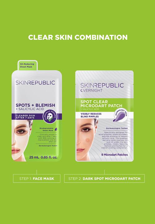 Skin Republic - Skin Republic Microdart Spot Clear 9 Patches