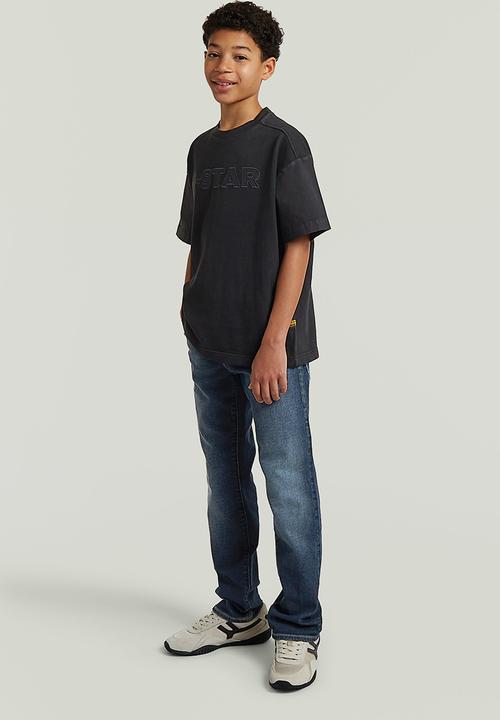 G-STAR - Army Tee Mix Ss - Dk Black