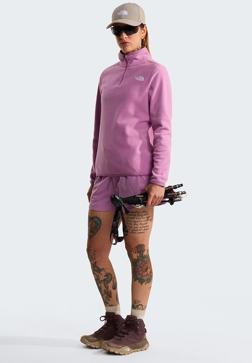 The North Face - W Glacier Fleece 1/4 Zip Jacket - Hushed Lavender