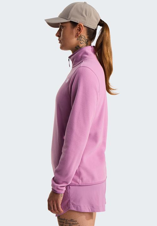 The North Face - W Glacier Fleece 1/4 Zip Jacket - Hushed Lavender