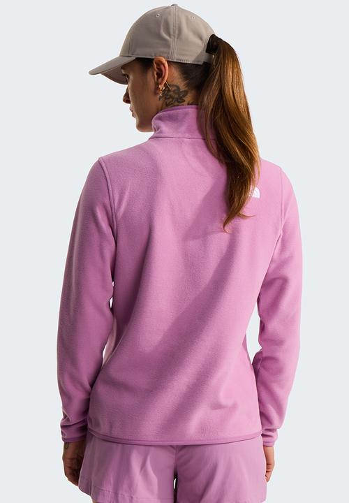 The North Face - W Glacier Fleece 1/4 Zip Jacket - Hushed Lavender