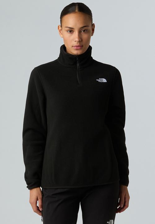 The North Face - W Glacier Fleece 1/4 Zip Jacket - Tnf Black