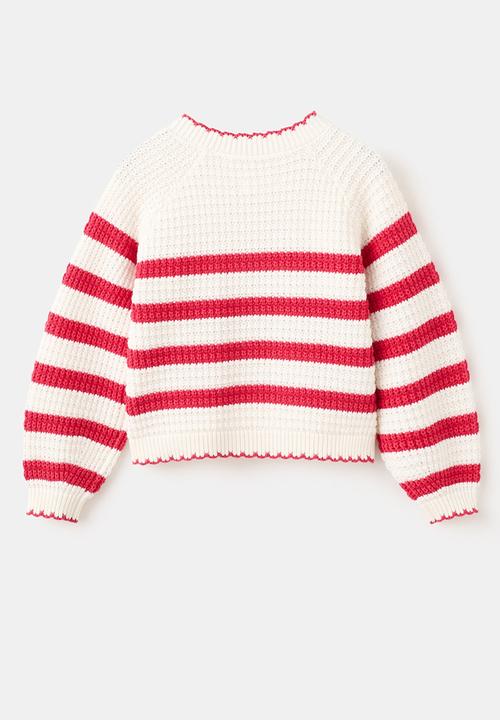 MANGO - Sweater MARI - Red