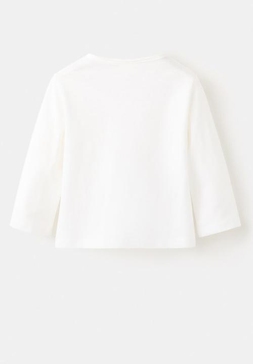 MANGO - Camiseta - Natural