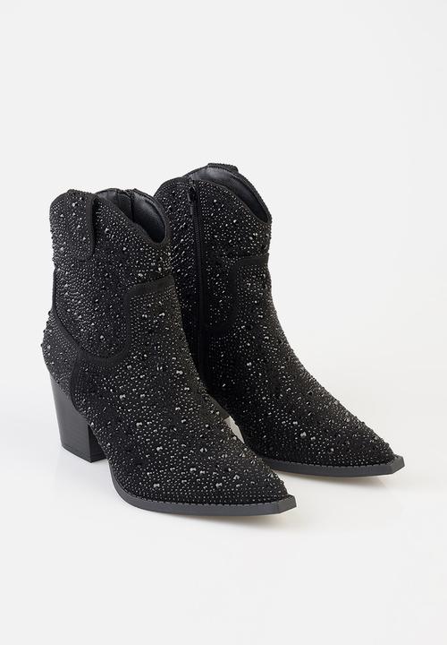 SISSY BOY - Christina Gem Ankle Boot - Black