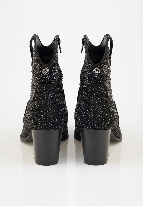 SISSY BOY - Christina Gem Ankle Boot - Black