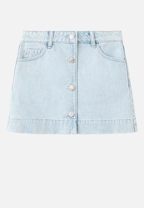 MANGO - Skirt GRETA - Open Blue