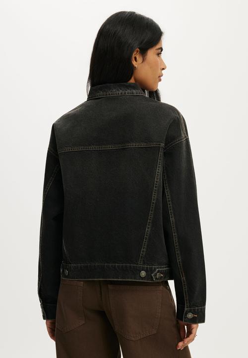 Cotton On - Original Denim Jacket - Undone Black