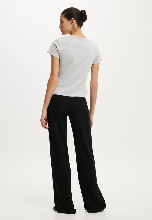 Cotton On - Luca ponte pant - black