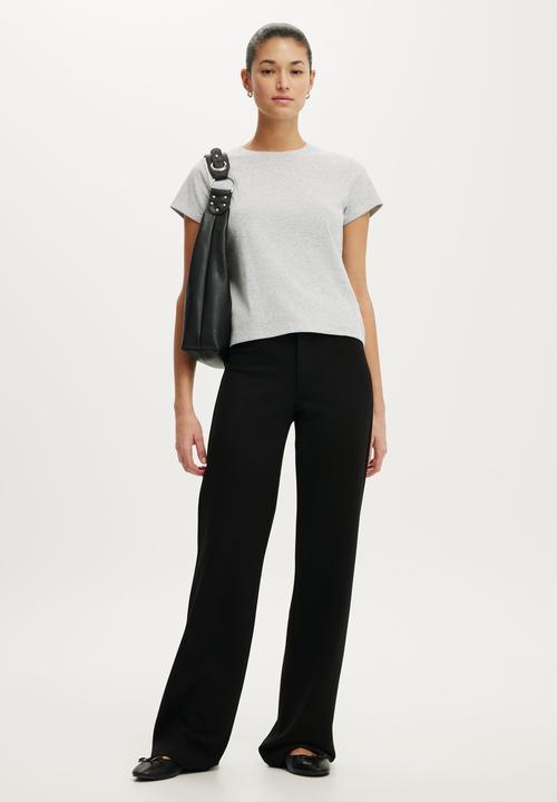 Cotton On - Luca ponte pant - black