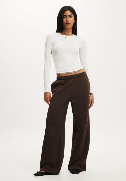 Cotton On - Baggy Sweatpant - Dark Oak