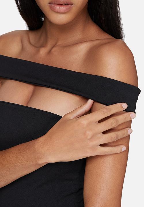 Missguided - Cut out panel bardot bodysuit