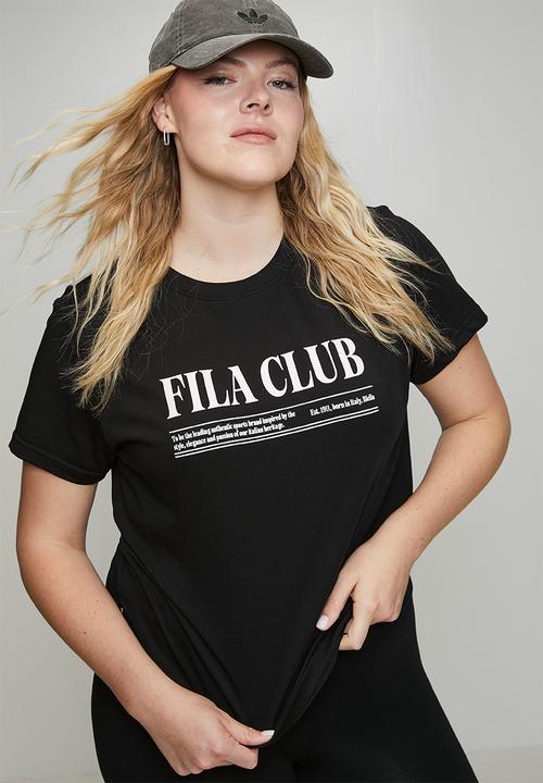 FILA - Plus Fila Club T-Shirt - Black