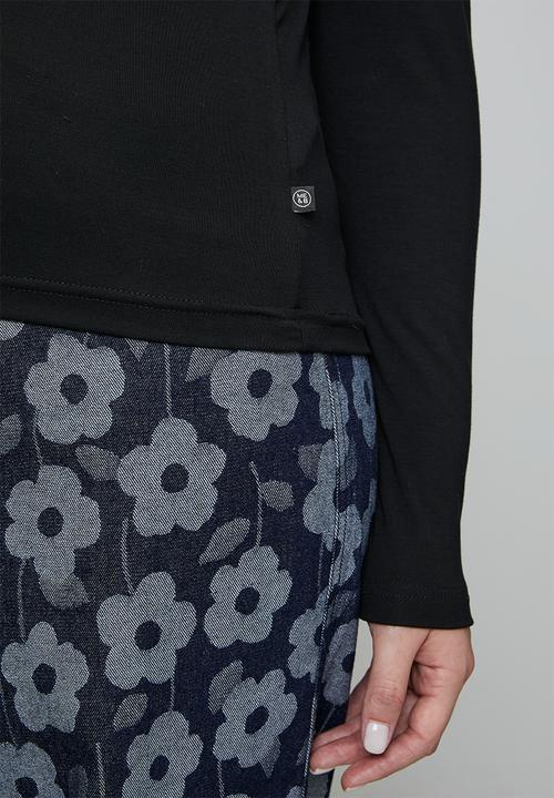 Me&B - Plus Luxe Poloneck Essential - Black