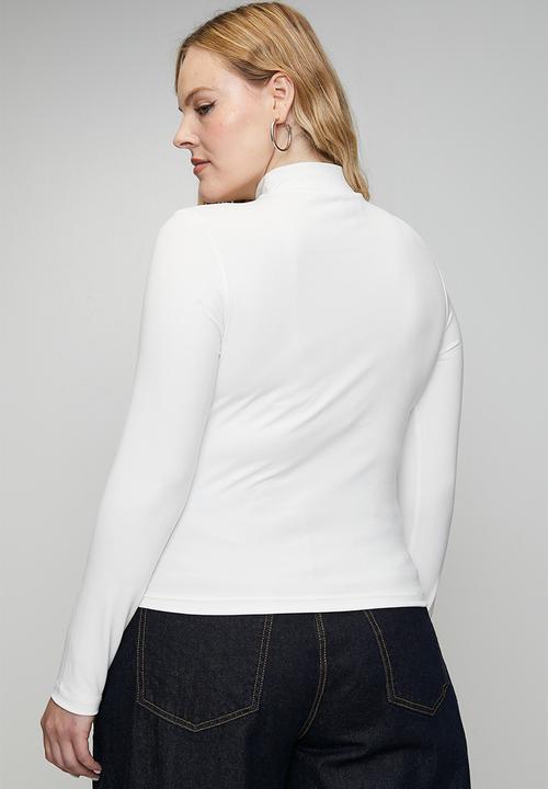 Me&B - Plus Luxe Poloneck Essential - Milk