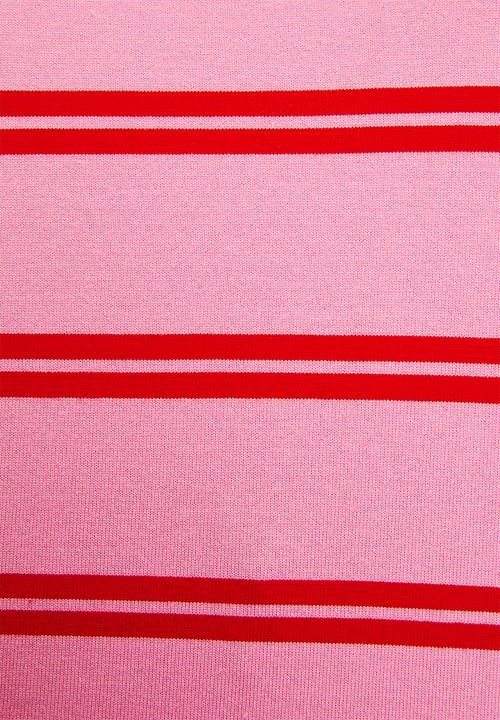 Me&B - Plus Essential Crew Neck - Pink & Red