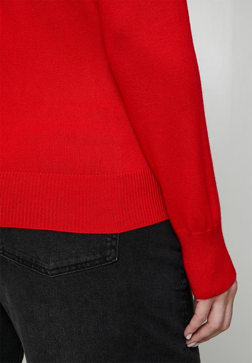 Me&B - Plus Luxe Jumper - Cherry Red