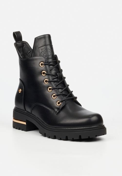 Miss Black - Vadar 4 lace up ankle boot - black