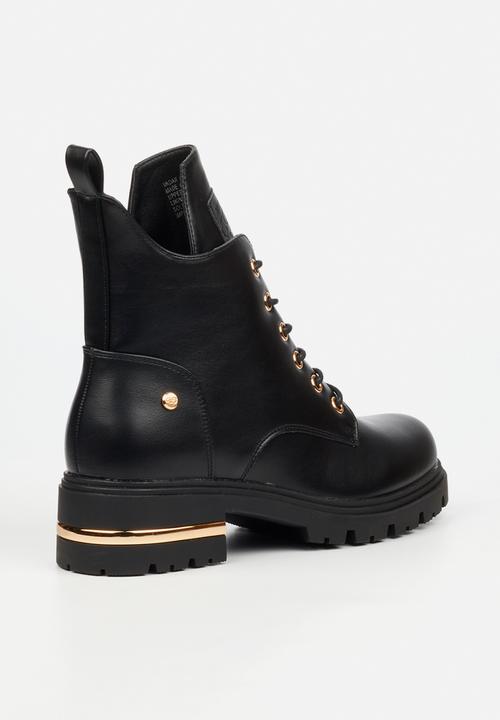 Miss Black - Vadar 4 lace up ankle boot - black