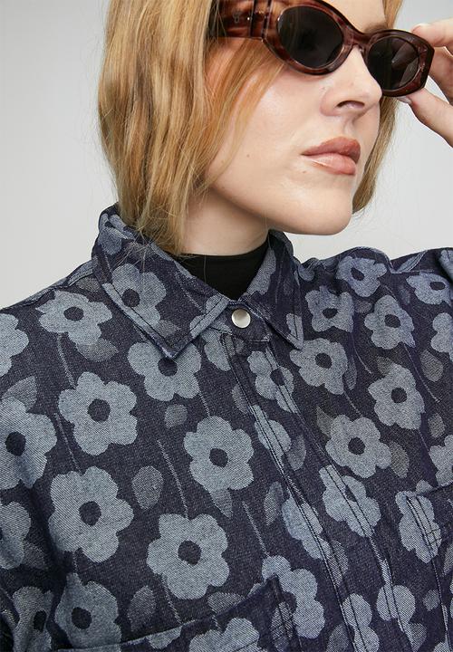 Me&B - Plus Denim Shacket - Daisy