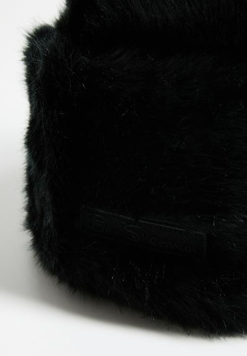 Ben Sherman - Cossack Faux Fur Hat - Black