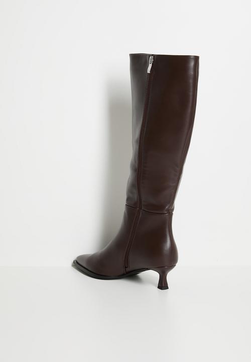 Raid London - Soho knee length boot - brown 