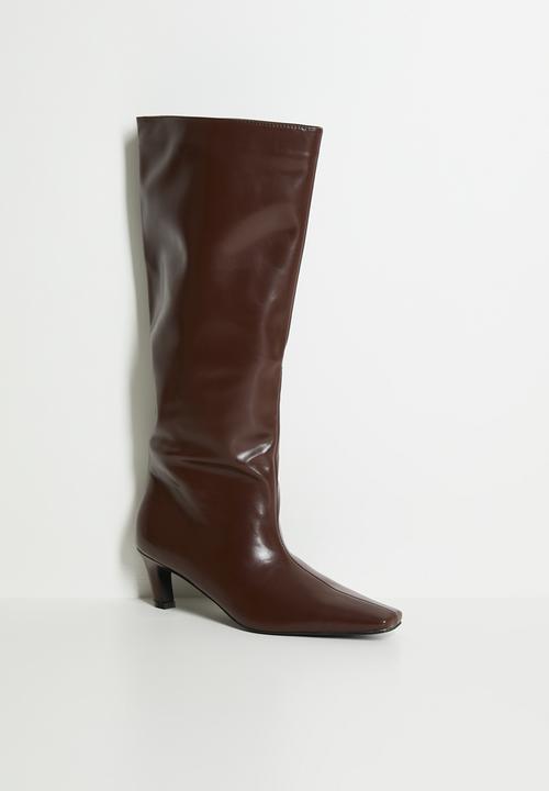 Raid London - Kellisa knee length boot - brown 