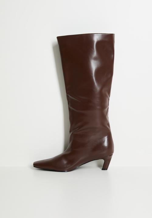 Raid London - Kellisa knee length boot - brown 