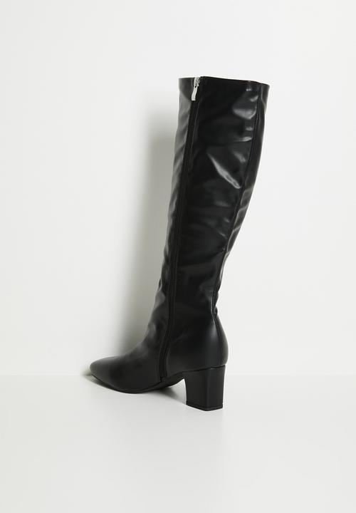 Raid London - Peyton knee length boot - black 