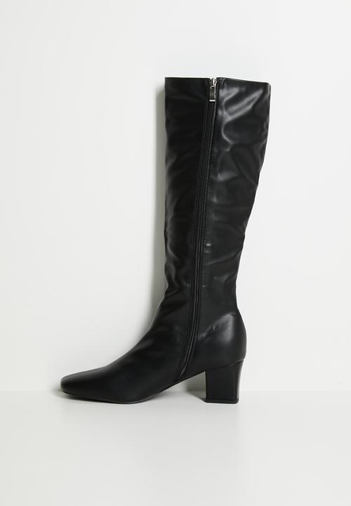 Raid London - Peyton knee length boot - black 