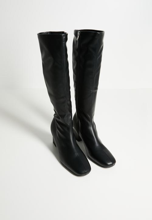 Raid London - Peyton knee length boot - black 