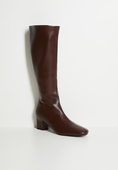 Raid London - Peyton knee length boot - brown 