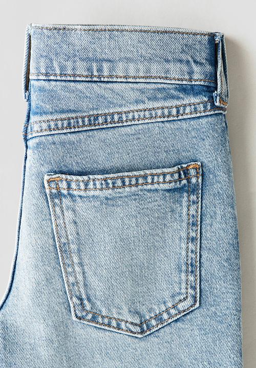 H&M - Slim fit lined jeans - light denim blue