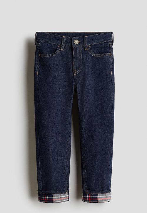 H&M - Slim fit lined jeans - denim blue
