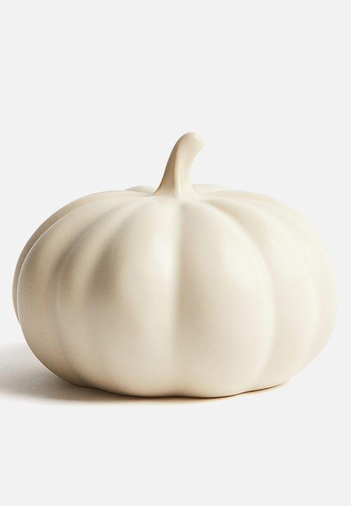 Stoneware decoration - light beige 