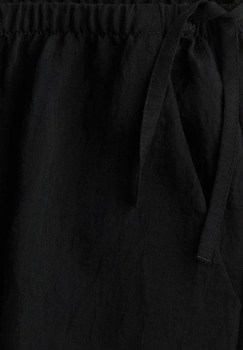 H&M - Tie-detail trousers - black