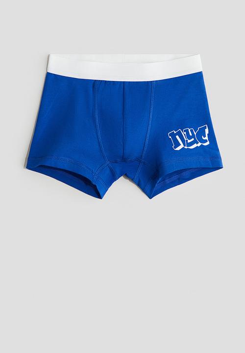 H&M - 5-pack trunks - bright blue/nyc