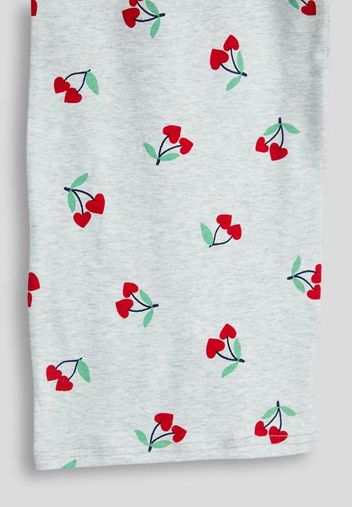 Pop Candy - Cherry print pj set - grey