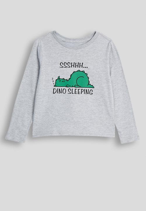 Pop Candy - Dino pj set - grey