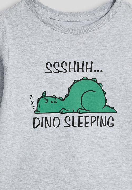 Pop Candy - Dino pj set - grey
