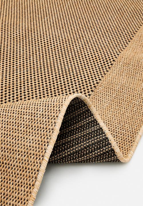 Fotakis - Radius Border Outdoor/Indoor Rug - Natural